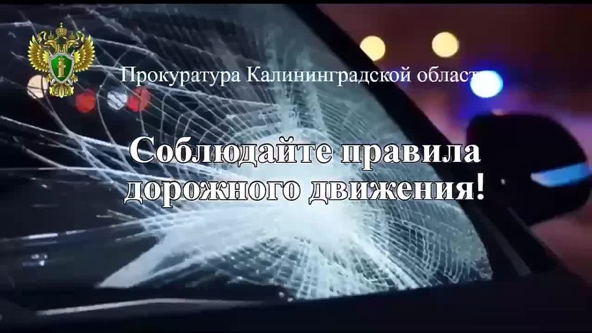 Прокуратура области призывает граждан соблюдать Правила дорожного движения