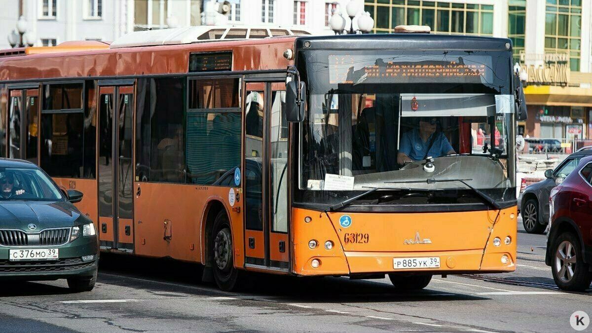 С 15 октября в Калининграде изменится схема движения автобуса №35