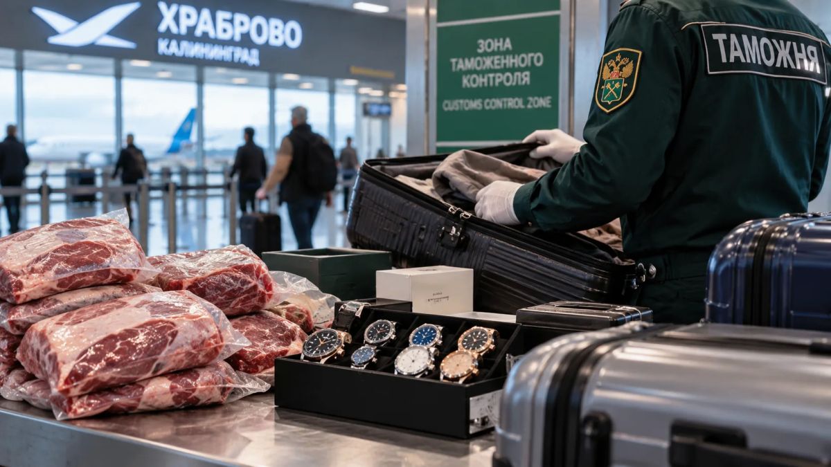 Мясо, часы и чемоданы: что пытались вывезти из Калининграда без декларации