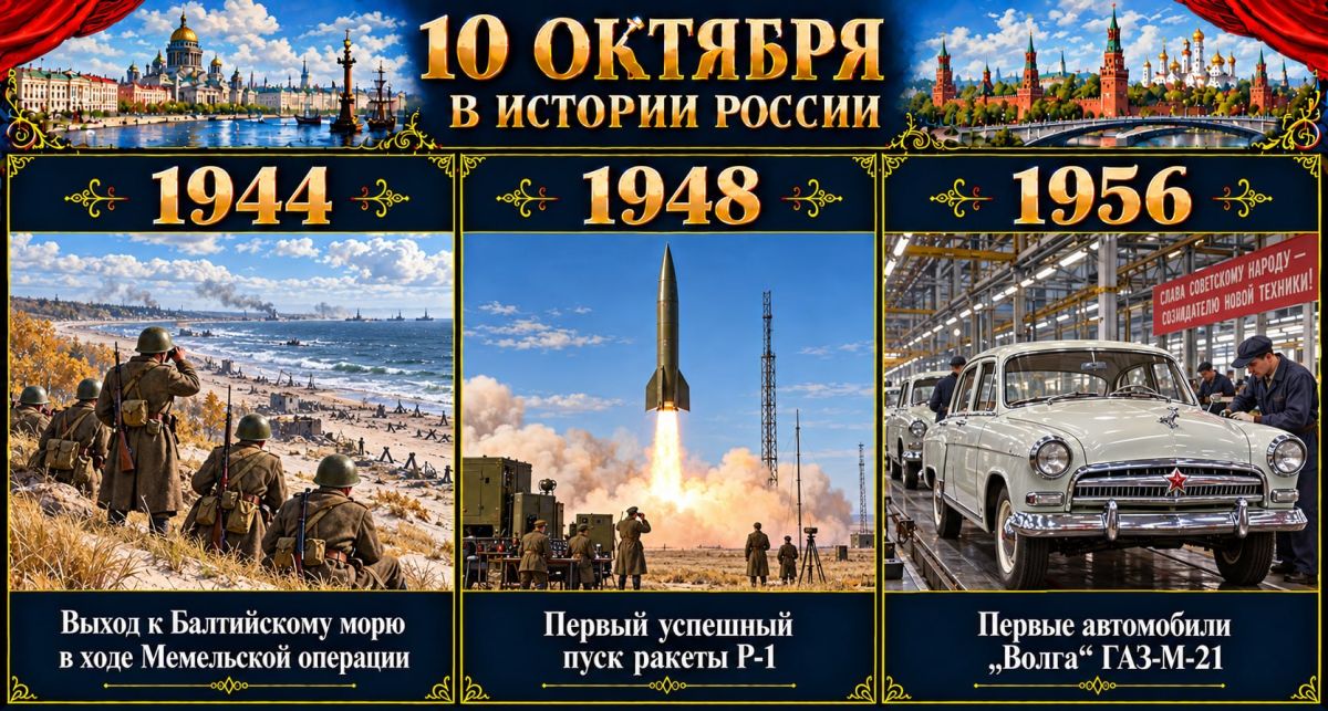 10 октября в истории России 10 октября в истории России