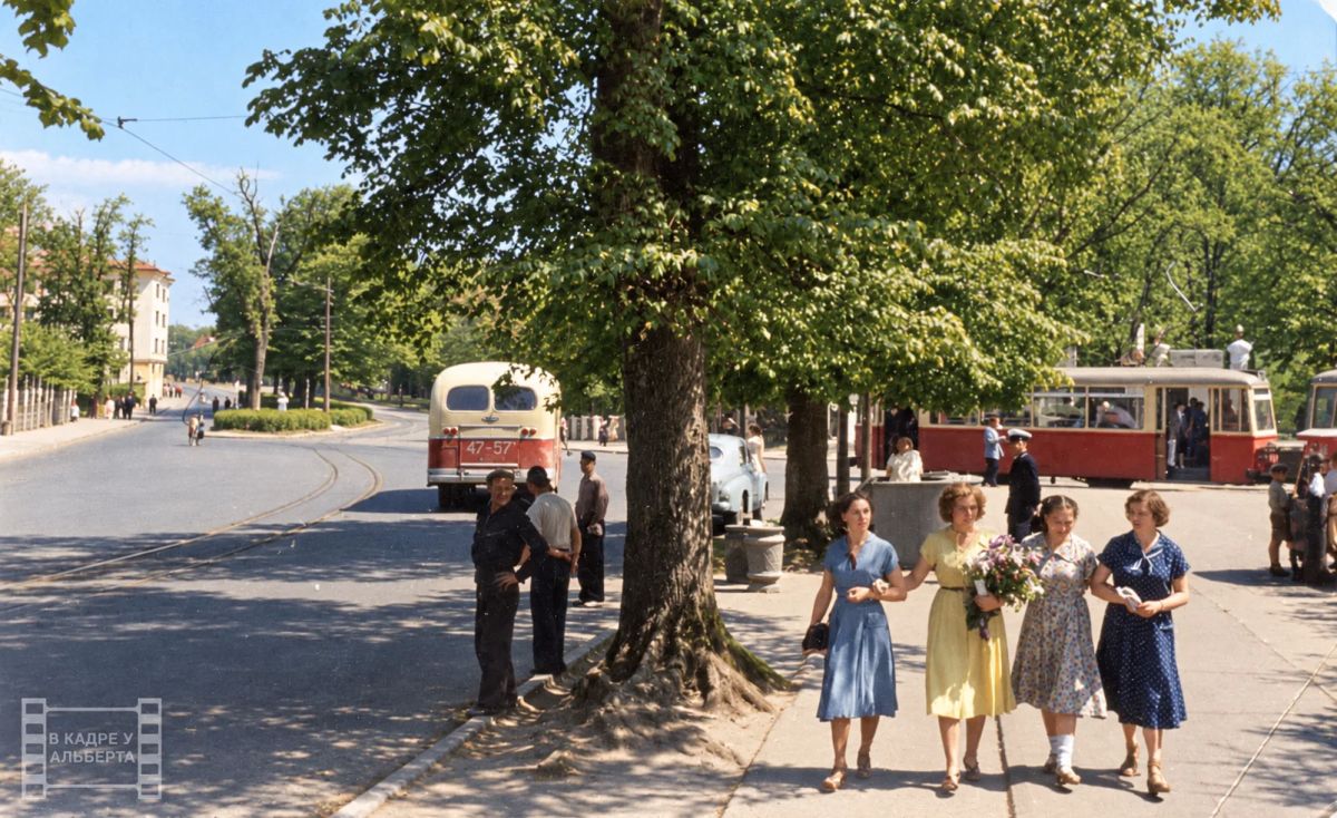 Калининград, 1958 год. Чёрно-белая открытка из далёкого 1958-го Калининград, 1958 год. Чёрно-белая открытка из далёкого 1958-го