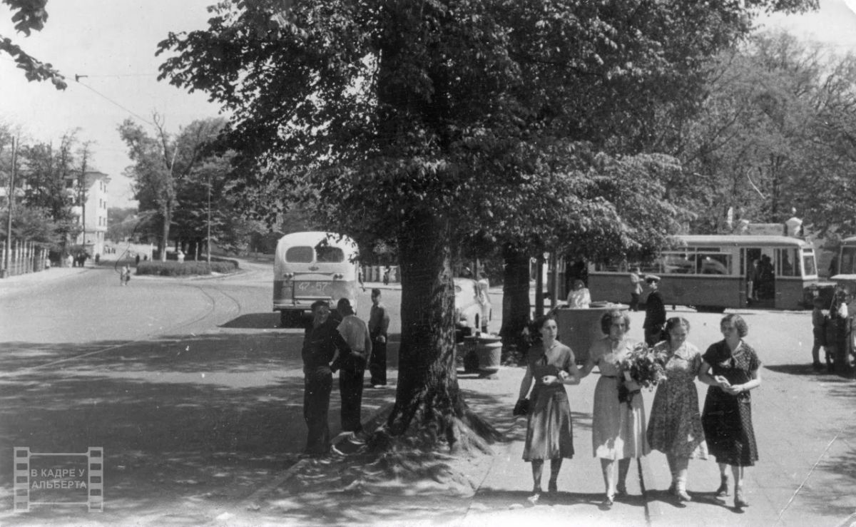 Калининград, 1958 год. Чёрно-белая открытка из далёкого 1958-го