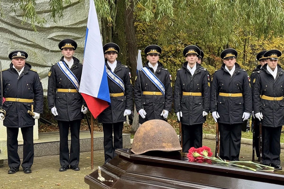 В посёлке Славское Багратионовского округа перезахоронили останки воинов Красной Армии, погибших в годы Великой Отечественной войны