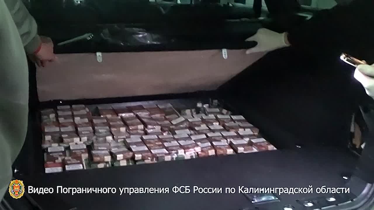 Бывший директор компании по уборке и благоустройству пытался вывезти из Литвы сигарет на 900к рублей