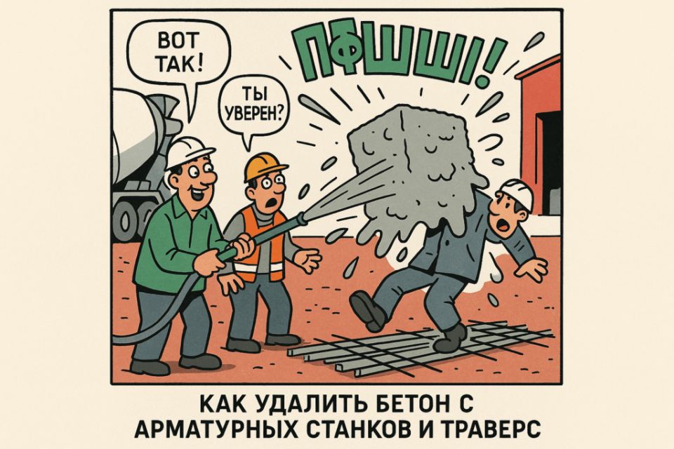 Как избежать бетонного полнолуния: эффективные методы очистки арматурных станков