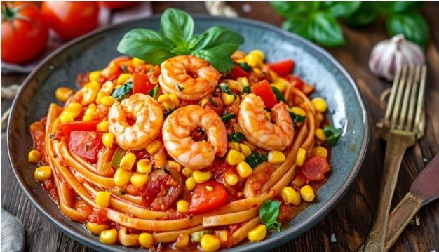 Паста с креветками в пивном соусе: просто и необычно